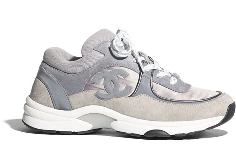 grey chanel sneakers|chanel sneaker price.